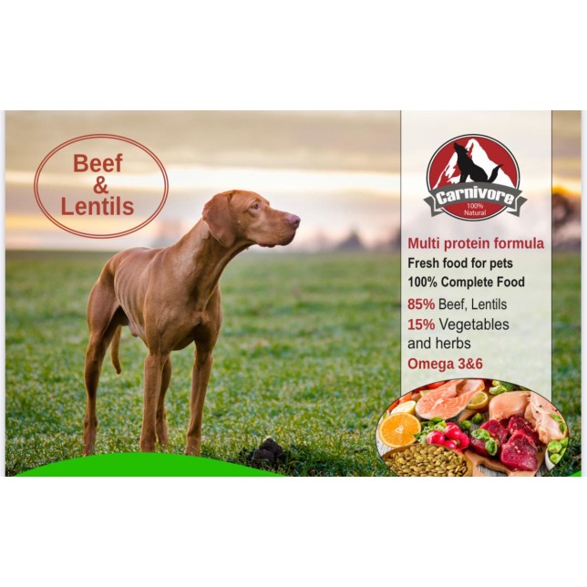 קרניבור מולטי פרוטאין - בקר ודגים